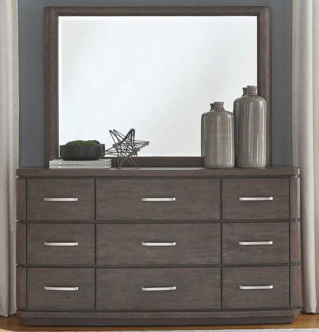 Liberty Furniture Cascade Falls Satin Espresso Dresser and Mirror-1