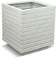 Le Present Stacks White 16" Horizontal Planter-0