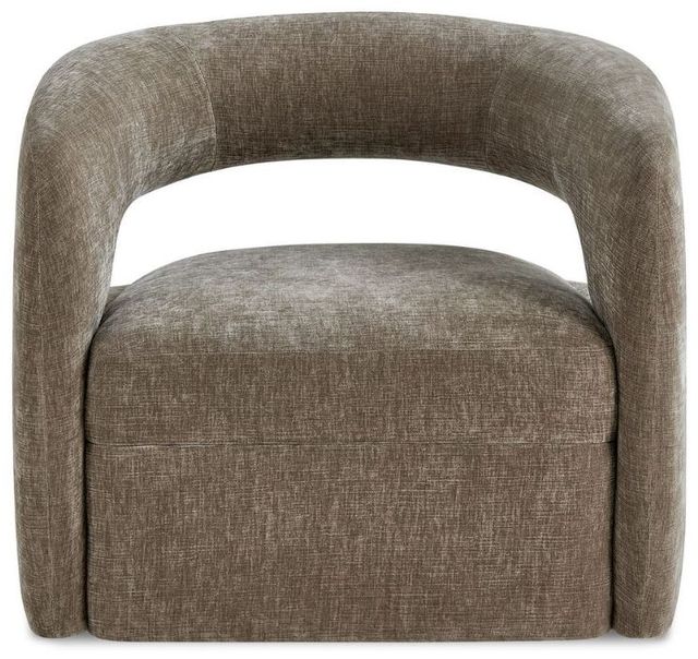 Uttermost® Breis Taupe Velvet Swivel Barrel Chair-4