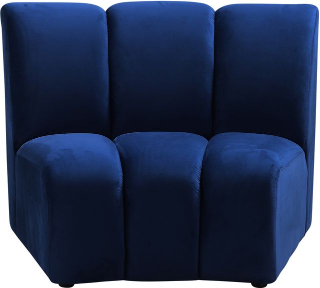 Meridian Furniture Infinity Navy Velvet Modular Chair-0