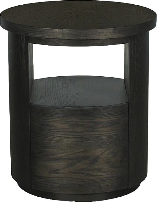 Magnussen Home® Bosley Coffee Bean Round End Table-1