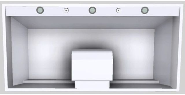 Vent-A-Hood® Designer Series 48" White Wall Mounted Range Hood-3