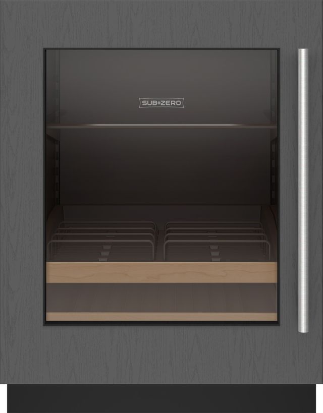 Sub-Zero® Designer Series 24" Panel Ready Left Hinge Undercounter Beverage Center-0