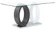 Global Furniture USA 5-Piece Glass/Gray/White Dining Set-2