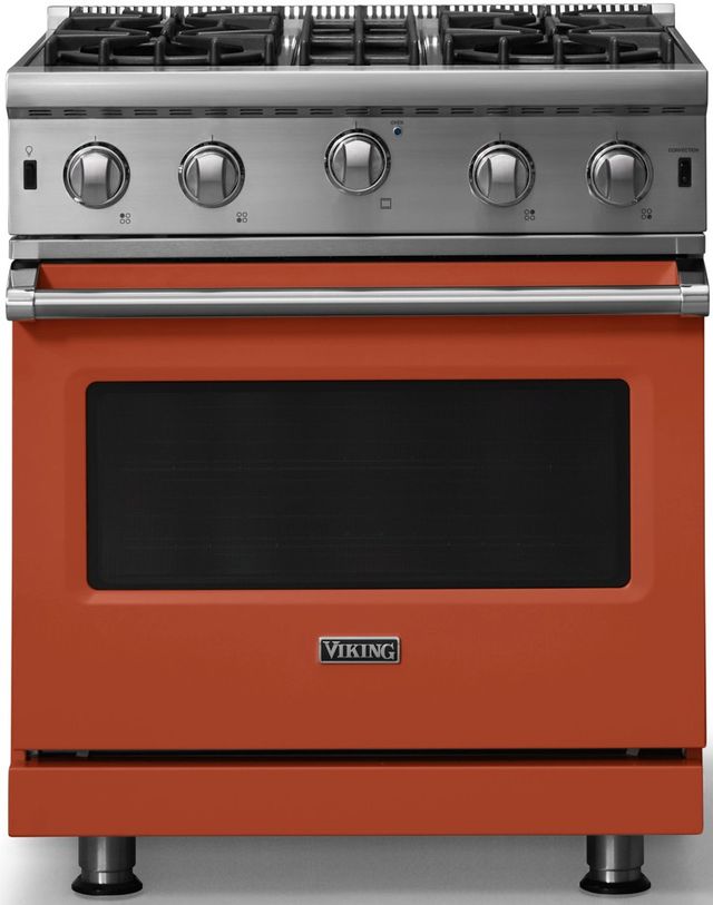 Viking® 5 Series 30" Spiced Cider Natural Gas Pro Style Range-0