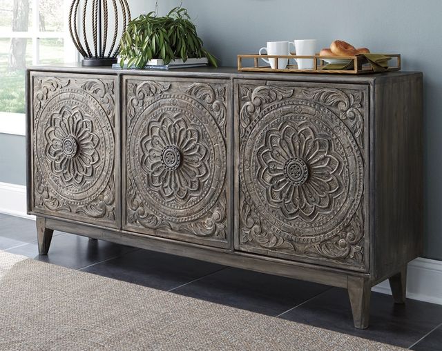 Signature Design by Ashley® Fair Ridge Dark Brown Cabinet-2