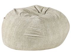 Legends Home Memory Foam Lounge Bag Beige Luxe Memory Foam Lounger