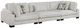 Homelegance® Tinley 3-Piece Beige Modular Sectional Sofa-0