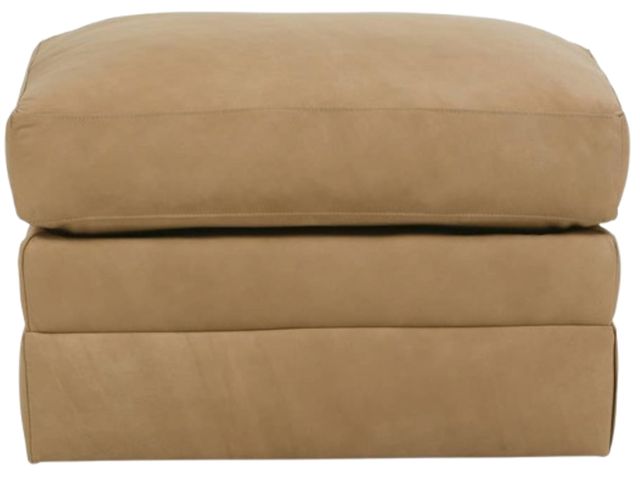 Rowe® Customizable Madeline Leather Ottoman-1