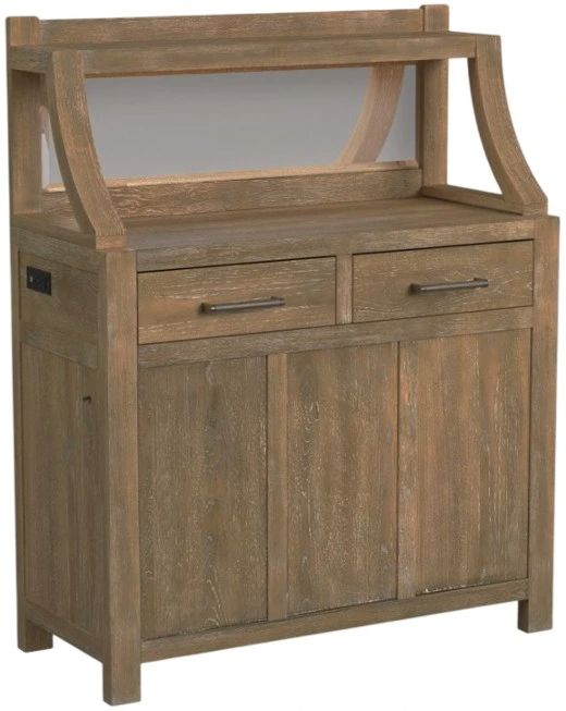 Intercon Flex Sandbar Oak Server with Leaf Storage-0