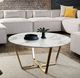 Diamond Sofa® Vida Grey/White 35" Round Cocktail Table-1