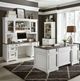 Liberty Furniture Allyson Park 3-Piece Charcoal/Wirebrushed White Desk Set-1