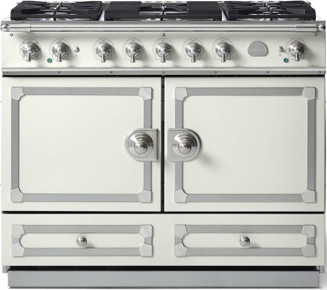 La Cornue CornuFe 110 43" Pure White Pro Style Dual Fuel Range-0