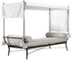 Century® Customizable Andalusia Aluminum Outdoor Settee-1