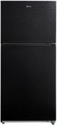 Midea® 30" 20.5 Cu. Ft. Black Top Freezer Refrigerator-0