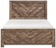 Homelegance® Corbin Rustic Brown Full Panel Bed-2