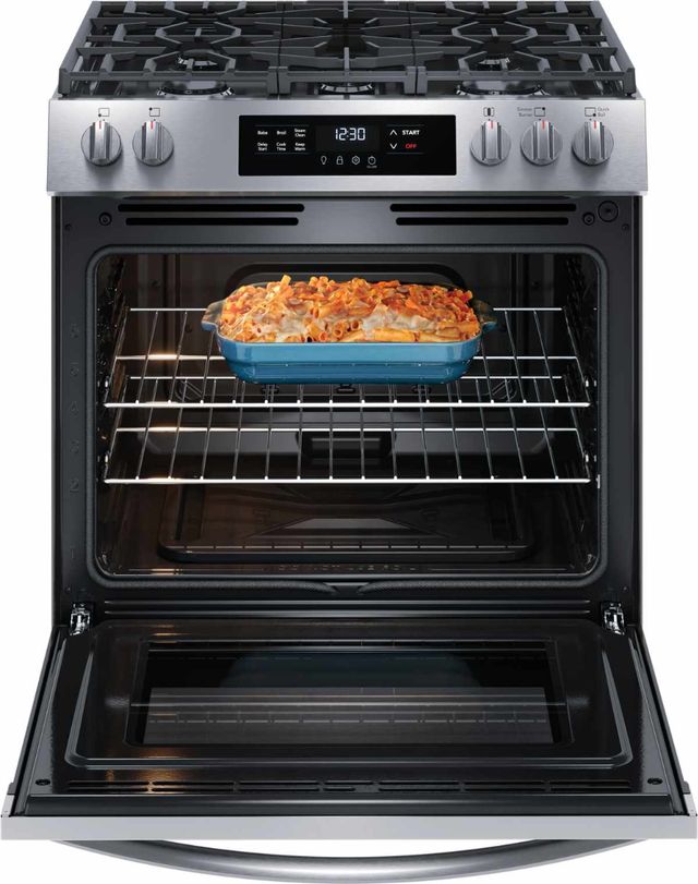Frigidaire® 30" Stainless Steel Slide In Gas Range-2