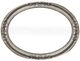 A & B Home Harold Silver Tin Embossed Wall Mirror-0