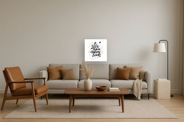 Classy Living Stellar Love Typography Wall Art-1