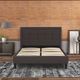 Primo™ International Griffintown Idalia Linen Charcoal Full Panel Bed-1