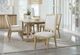 aspenhome® Modern Loft 5-Piece Modern Khaki Upholstered Dining Set-1