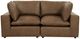 TOV Furniture Cali Brown Modular Loveseat-3