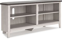 Signature Design by Ashley® Dorrinson Two-Tone Corner TV Stand