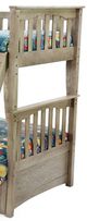 Night & Day Furniture™ Spices Bedroom Chesapeake Sailboat Brushed Driftwood Twin/Twin Bunk Bed-2