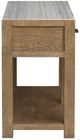 Magnussen Home® Plum Creek Sierra Brown Sofa Table with Marble Top-4