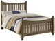 Vaughan-Bassett Maple Road Weathered Gray King Slat Poster Bed-0