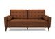 Monarch Specialties Inc. Rust 75" Sofa with 2 Pillows-0