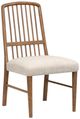 Magnussen Home® Woodward Dark Clove Brown Dining Side Chair with Upholstered Seat and Wood Slat Back-0