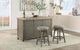 ECI Furniture PineCrest Distressed Pine/Grey Backless Counter Stool-1