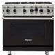 Viking® 5 Series 36" Onyx Pro Style Natural Gas Range-0