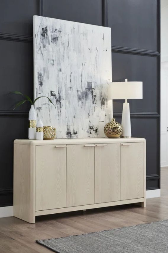 Modus Furniture Liv White Sand Sideboard-1