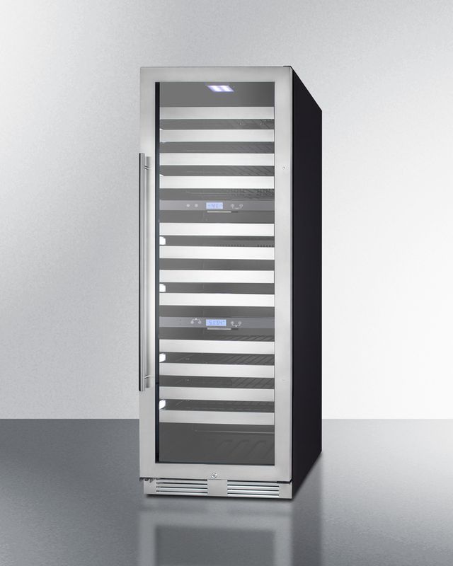 Summit® 24" Triple Zone Wine Cellar-1