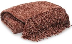 Signature Design by Ashley® Tamish Rust Throw Blanket