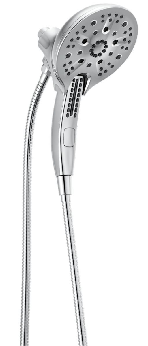 Delta Universal Showering In2ition® H2Okinetic® Chrome 5-Setting 2-in-1 Shower-0
