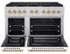 ZLINE Autograph Edition 48" Stainless Steel Pro Style Gas Range with White Matte Door-1