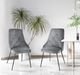 Mazin Furniture Plumeria Gray Side Chair -2
