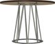 Amisco Customizable Calypso Solid Birch Round Dining Table Top with Metal Base-3