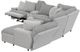 Catnapper® Abraxas 6-Piece Moonstruck L-Shape Power Reclining Sectional with Console -5