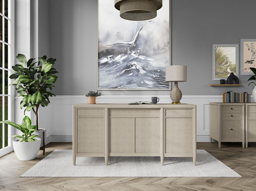 Riverside Furniture Maren Executive Desk - Thumbnail 3