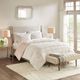 Olliix by Madison Park Gia Blush Twin/Twin XL Back Print Long Fur Comforter Mini Set-4