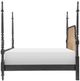Legacy Classic Vintage Market Barnwood Oak/Kettle Black Queen Poster Bed-3