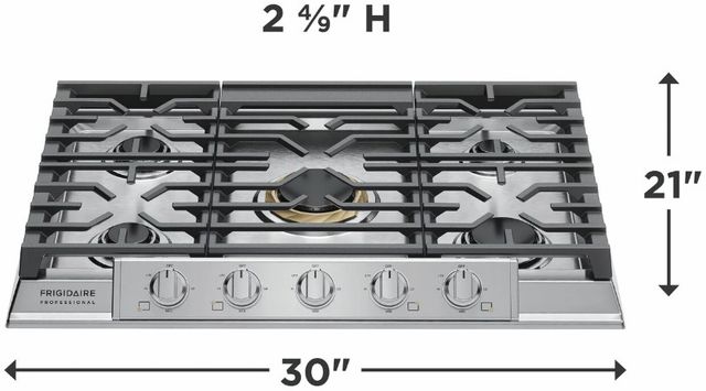 Frigidaire Professional® 30" Stainless Steel Gas Cooktop-1