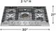 Frigidaire Professional® 30" Stainless Steel Gas Cooktop-2