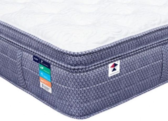 Martin Furniture & Bedding Blue Sky Lux Wrapped Coil Plush Euro Top King Mattress-1