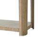 Bernards Calia Black Console Table with Brown Base-1