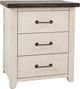 Jofran Inc. Madison County 4-Piece Vintage White King Barn Door Bedroom Set-4